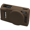 Easy Hood Silicone Protection Case for Canon PowerShot ELPH 360 (Brown)