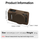 Easy Hood Silicone Protection Case for Canon PowerShot ELPH 360 (Brown)