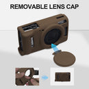 Easy Hood Silicone Protection Case for Canon PowerShot ELPH 360 (Brown)