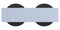 TE CONNECTIVITY SLC-VD8 Vibration Damper, 310 to 1050mm Height Safety Light Curtain, Set of 8, SLC Series 2447922-2