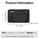 Easy Hood Silicone Protection Case for Canon PowerShot GX7 II (Black)