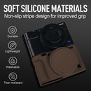 Easy Hood Silicone Protection Case for Sony RX100 VII (Brown)