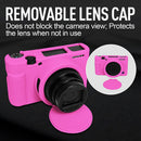 Easy Hood Silicone Protection Case for Sony RX100 VII (Rose)