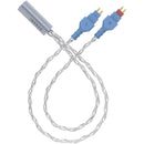 Dekoni Audio Ensemble Braided Cable Jacket 1/8" to Dual HD600 Connector Modular Cable System (52")