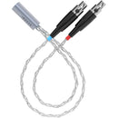 Dekoni Audio Ensemble Braided Cable Jacket 1/8" to Dual 4-Pin Mini XLR Connector Modular Cable System (52")