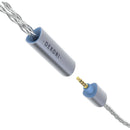 Dekoni Audio Ensemble Braided Cable Jacket 1/8" to Dual 4-Pin Mini XLR Connector Modular Cable System (52")