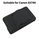 Easy Hood Silicone Protection Case for Canon PowerShot SX740 (Black)