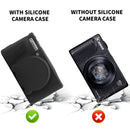 Easy Hood Silicone Protection Case for Canon PowerShot SX740 (Black)