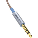 Dekoni Audio Ensemble PCUHD Copper Twist Jacket Unbalanced 1/4" to Dual MMCX IEM Connector Modular Cable System (52")
