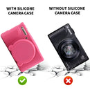 Easy Hood Silicone Protection Case for Canon PowerShot SX740 (Rose)