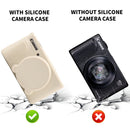Easy Hood Silicone Protection Case for Canon PowerShot SX740 (Beige)