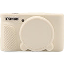 Easy Hood Silicone Protection Case for Canon PowerShot SX740 (Beige)