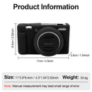 Easy Hood Silicone Protection Case for Sony ZV-1F (Black)