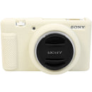 Easy Hood Silicone Protection Case for Sony ZV-1F (Beige)