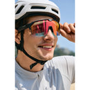 Chamelo Music Shield Glasses (Black Frame | Fire Lenses)