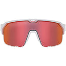 Chamelo Music Shield Glasses (White Frame | Fire Lenses)