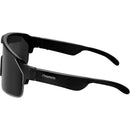 Chamelo Music Shield Glasses (Black Frame, Smoke Lenses)
