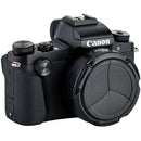 JJC Auto Lens Cap for Canon PowerShot G1X Mark III