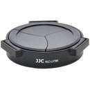 JJC Auto Lens Cap for Panasonic DMC-LX7 & Leica D-LUX6 (0.54"-Deep, Black)
