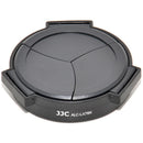 JJC Auto Lens Cap for Panasonic DMC-LX7 & Leica D-LUX6 (0.54"-Deep, Black)