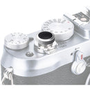 JJC SRB Deluxe Soft Release Button (Silver & Black)