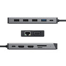 ALOGIC DV3 12-in-1 USB-C Dual Display Mini Dock