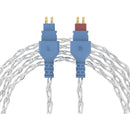 Dekoni Audio Ensemble Silver-Plated Copper Twist Jacket 3-Pin XLR Female to Dual HD600 Series Connector Modular Cable System (64")