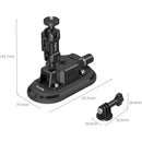 SmallRig 6" Car Suction Support for Action Cameras