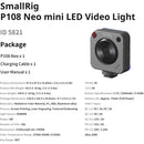SmallRig P108 Neo Mini RGB LED Video Light (Nebula Gray)