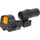 Holosun HS510C-GR Sight & HM3X Magnifier Combo Kit with Hard Case (Red Reticle)