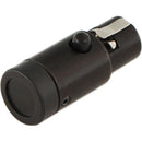 Cable Techniques Low-Profile Right-Angle TA3F 180 Mini XLR 5-Pin Female Connector