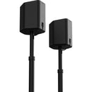 Nakamichi Floor Stands for Shockwafe Wireless Bipolar Surround Speakers (Pair)