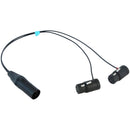 Radius Mini-ALTO M/S Stereo 5-Pin XLR Male to Two 3-Pin Right-Angle XLR Female for PG Handle (15.7")