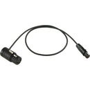 Cable Techniques Low-Profile XLR-3F to TA6F AES Digital Camera Hops Cable (18")