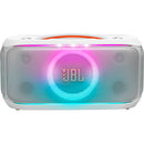 JBL PartyBox On-The-Go 2 Party Speaker with Wireless Microphone (White)