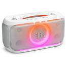 JBL PartyBox On-The-Go 2 Party Speaker with Wireless Microphone (White)