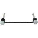 Cable Techniques Premium Low-Profile Guitar Effects Pedalboard Patch Cable (Gray Cap, 4")