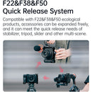 Falcam F22, F38 and F50 Quick Release Camera L-Bracket for Sony a7C II