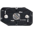 Falcam F22 & F38 Quick Release Anti-Deflection Plate (Black)