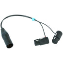 Radius Mini-ALTO Two Low-Profile XLR-3F to XLR-5M M/S Cable (Blue Plug, 10.2")