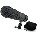 Radius Mini-ALTO 410 Blimp Windshield with RAD-2 Kit & PG Handle (Black, Multi-Pile)