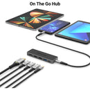 EZQuest 5-Port USB-C Pro Series Multi-Adapter Hub with HDMI (Black)