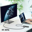 EZQuest 12-Port USB-C Pro Series Multi-Adapter Dual Display Hub with HDMI