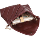 SANDY LISA Cali Shoulder Bag (Burgundy)