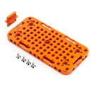 3 Legged Thing XPAND Cheese Plate (2.8 x 5.5", Orange)