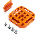 3 Legged Thing XPAND Cheese Plate (2 x 2", Orange)