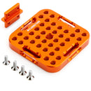 3 Legged Thing XPAND Cheese Plate (2.8 x 2.8", Orange)