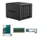 Synology 16TB DS925+ 4-Bay NAS Enclosure Kit with Dual Internal SSDs and RAM Expansion (4 x 4TB 5400 rpm)