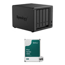 Synology 48TB DS925+ 4-Bay NAS Enclosure Kit (4 x 12TB 7200 rpm)