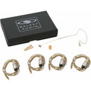 Galaxy Audio ESM8 Nearly Invisible Single-Ear Headset Cardioid Condenser Microphone and 4 Cables for Audio-Technica cW Systems (Beige)